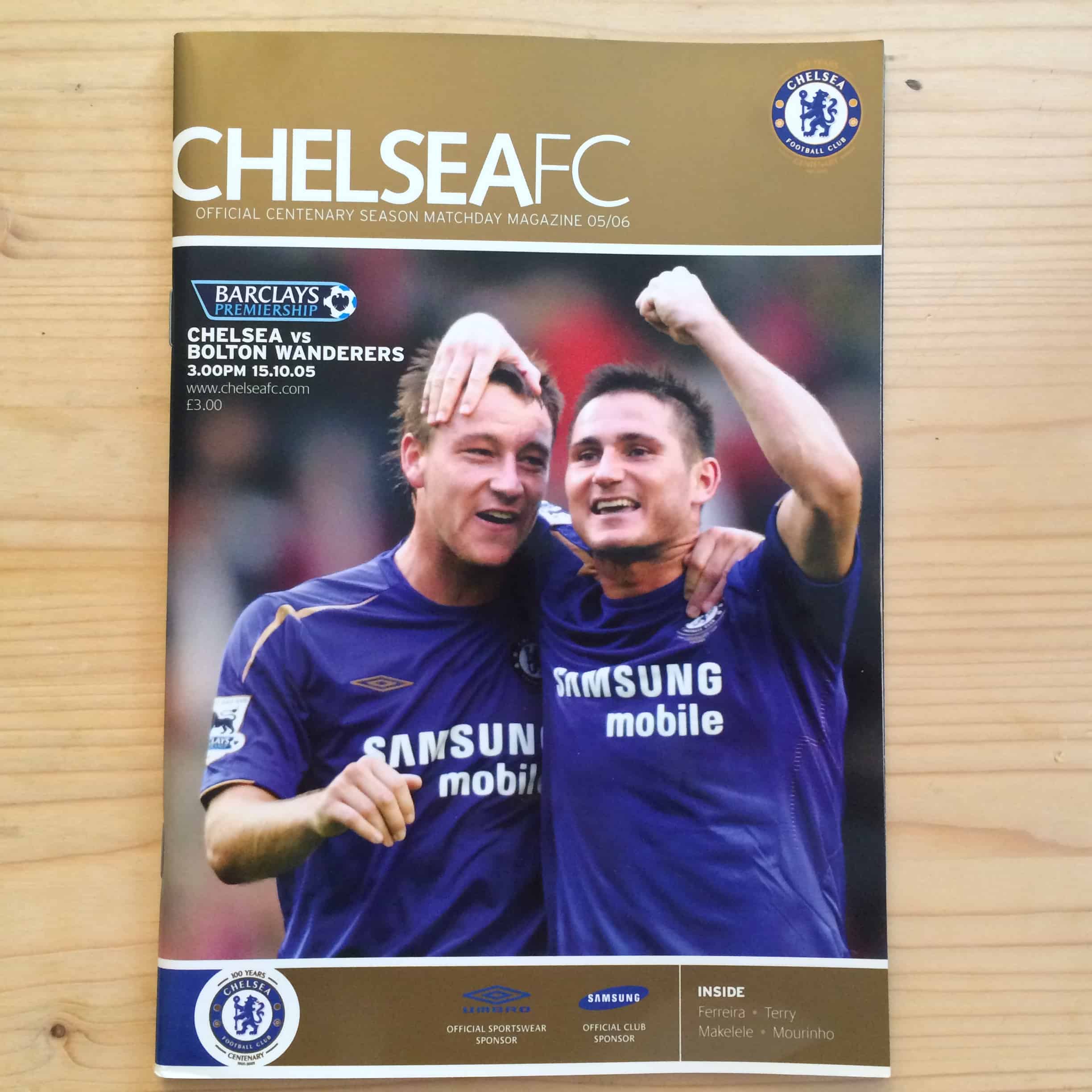 Chelsea FC v Bolton Wanderers FC